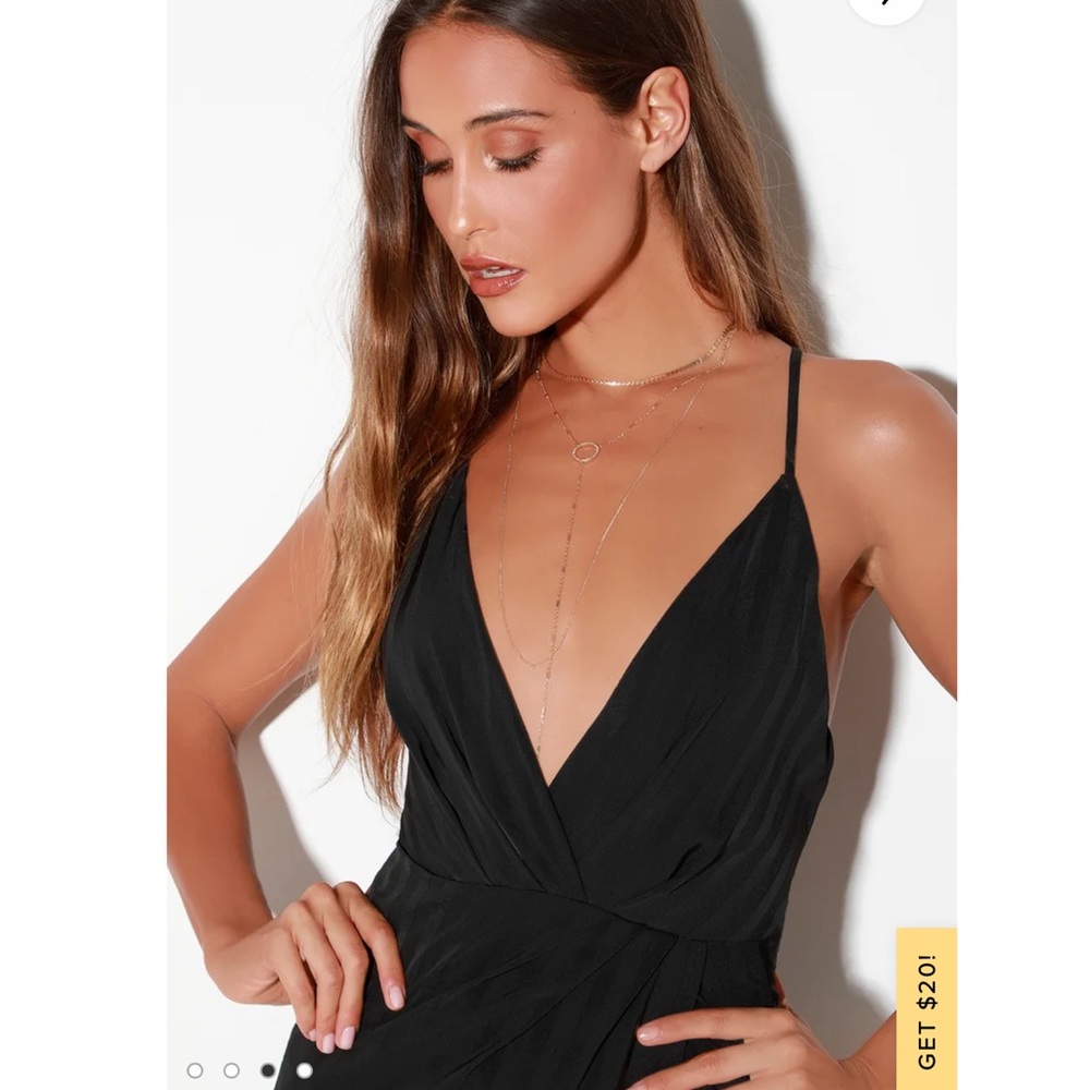 Lulus Panache Black Backless Midi Dress - Picture 4 of 6